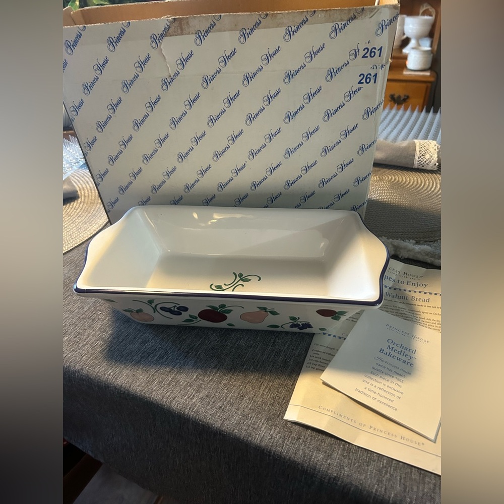 Princess House Orchard Medley loaf pan